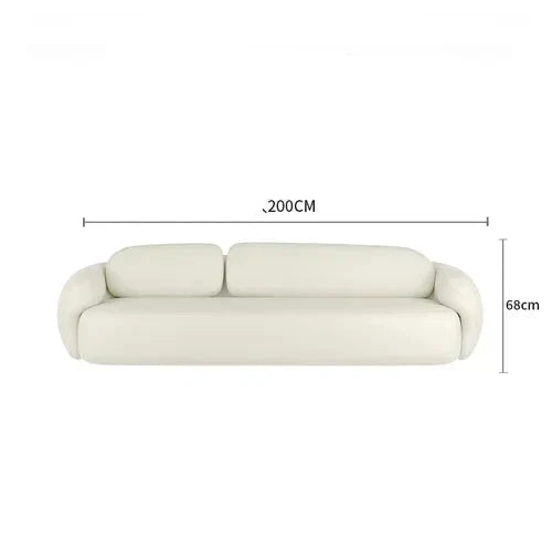 Stylish Minimalist Puff Sofa - Modern Comfort for Living Room, Bedroom & Lounge | Cozy Seating for Small Spaces