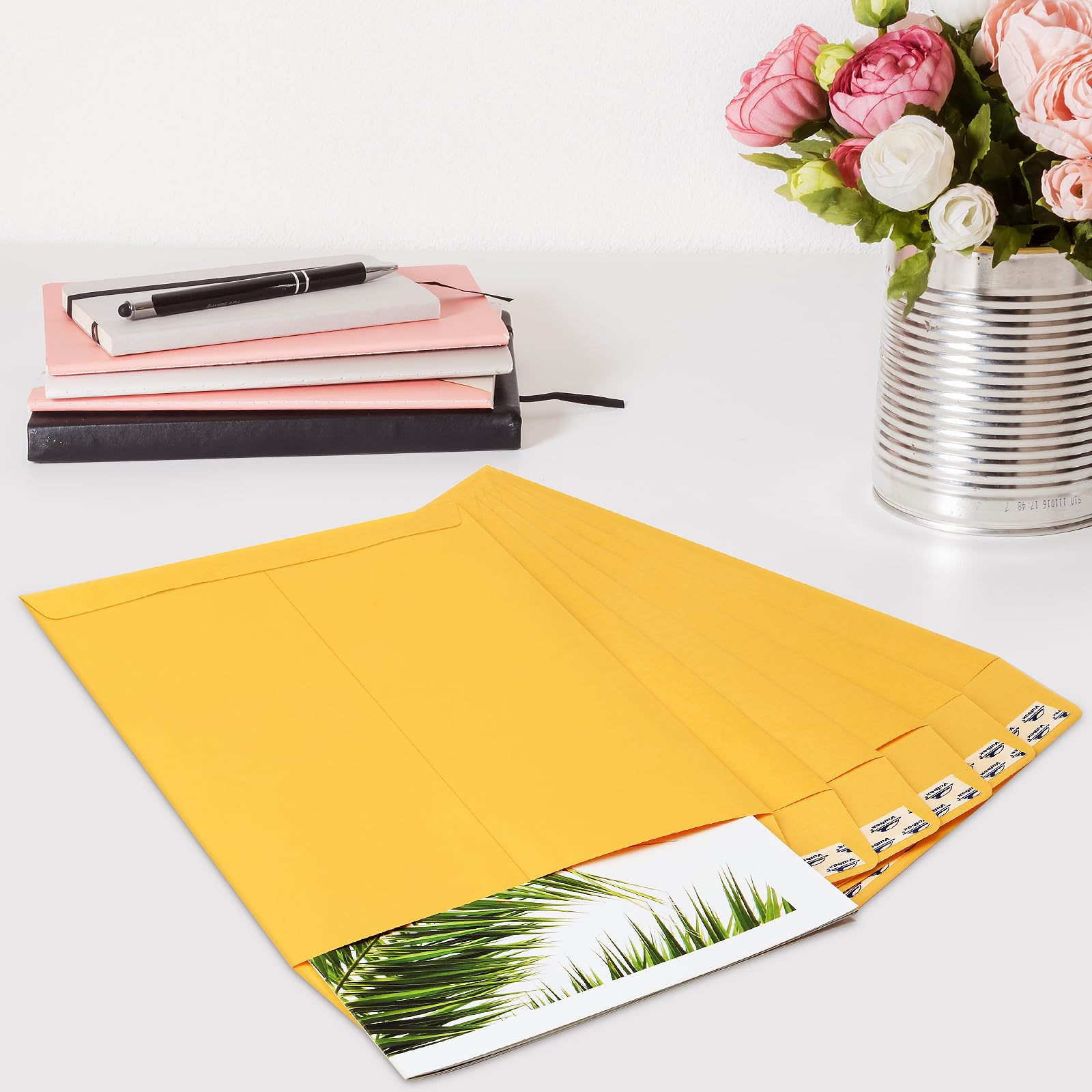 ValBox 10x13 Self Seal Catalog Envelopes - 150 Pack Brown Kraft Mailing Envelopes with Peel & Seal Closure for Shipping, Documents, Organizing & Storage | Perfect for Offices, Mailing Services & Home Organization