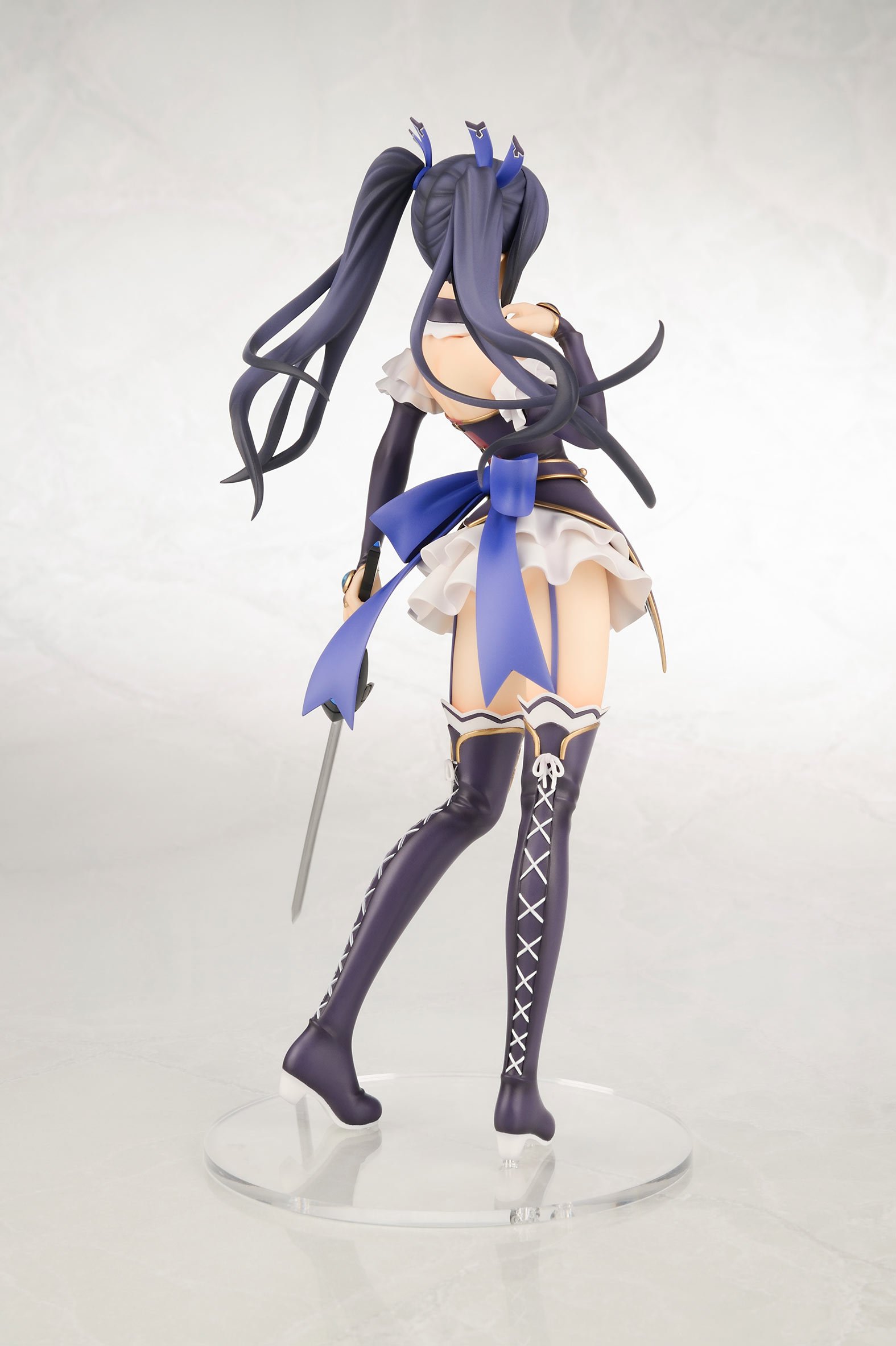 Hyperdimension Neptunia Noir Broccoli PVC Anime Figure 1/8 Scale - Perfect for Anime Collectors & Gaming Room Decor