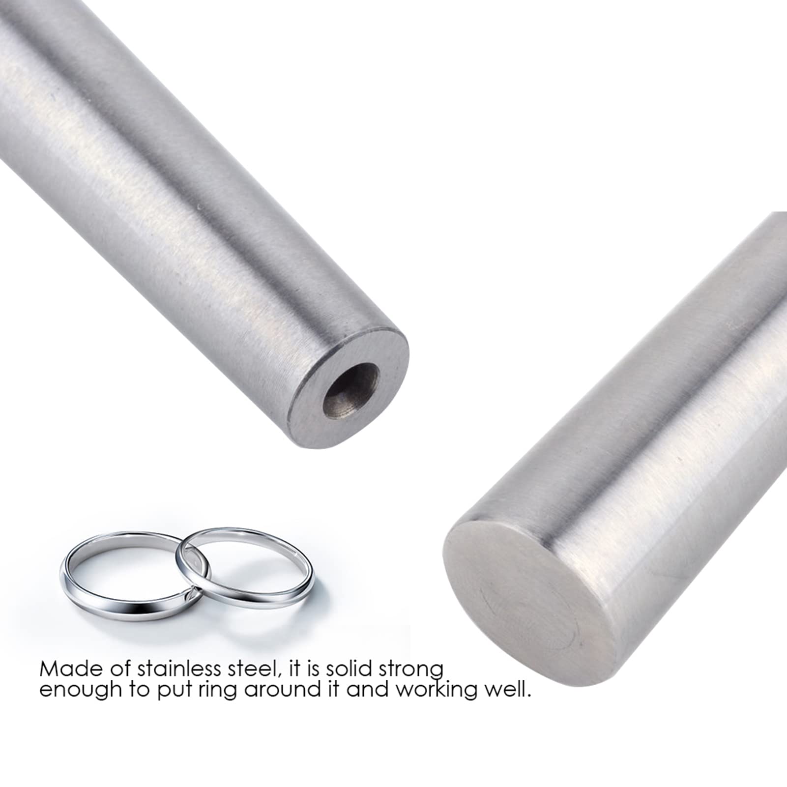 Professional Stainless Steel Ring Sizing Mandrel - Jewelry Repair Tool for Ring Resizing, Enlarging & Shaping | Perfect for Jewelry Makers, Repair Shops & DIY Enthusiasts | Use for Ring Making, Repair, Resizing & Custom Jewelry Design
