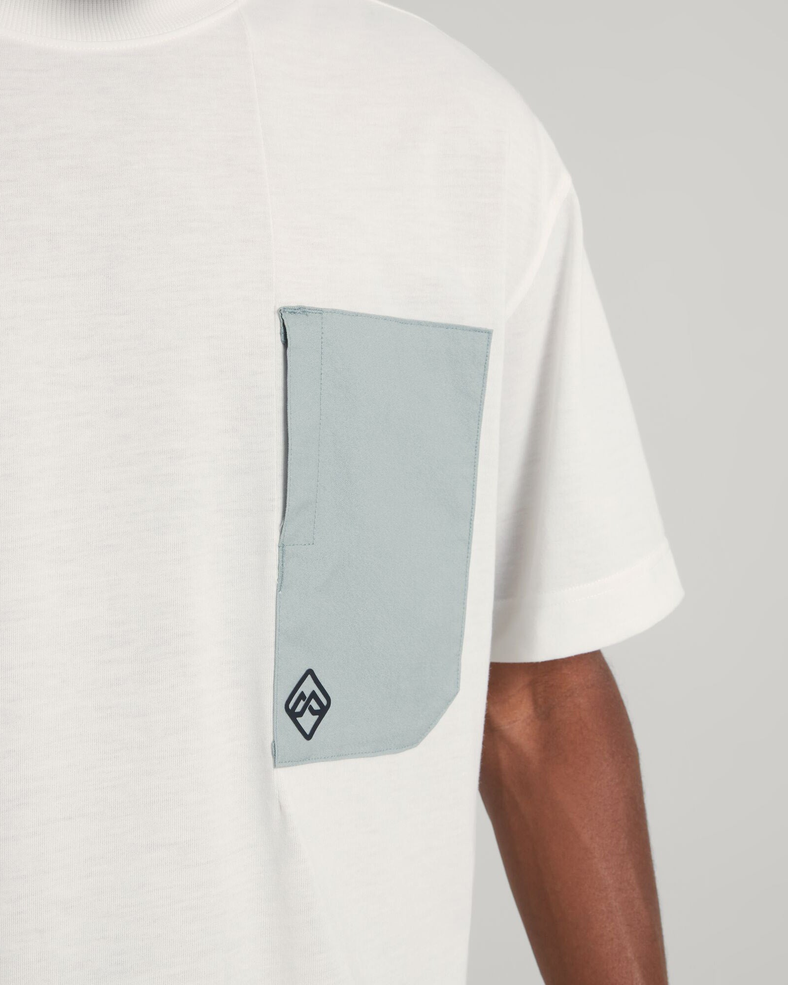 Men's Vander Pocket Short Sleeve T-Shirt - White | Casual & Comfortable Cotton Tee for Everyday Wear