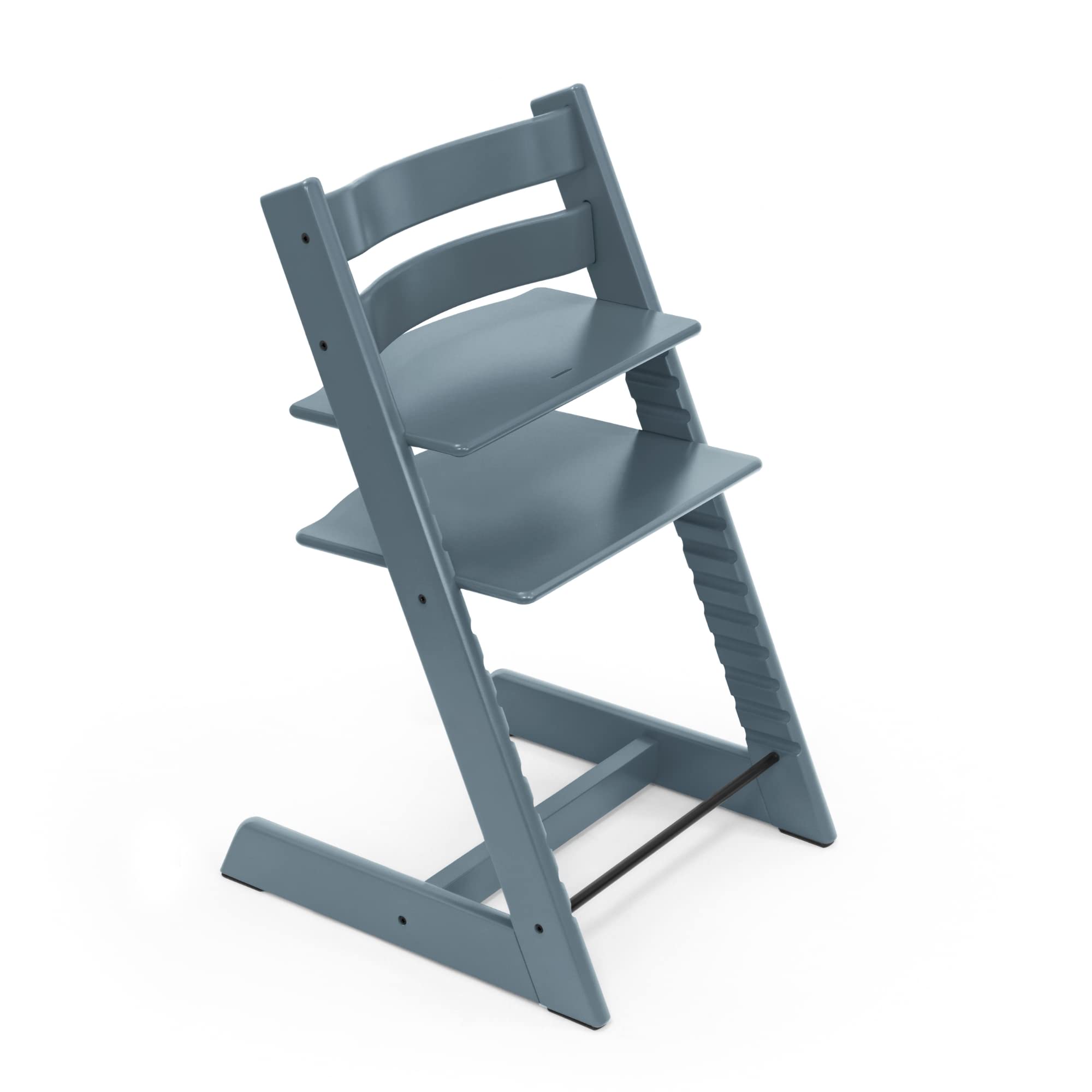 Stokke Tripp Trapp High Chair - Adjustable & Convertible Baby to Adult Chair in Fjord Blue | Ergonomic, Comfortable & Durable Classic Design | Perfect for Dining, Studying & Breastfeeding