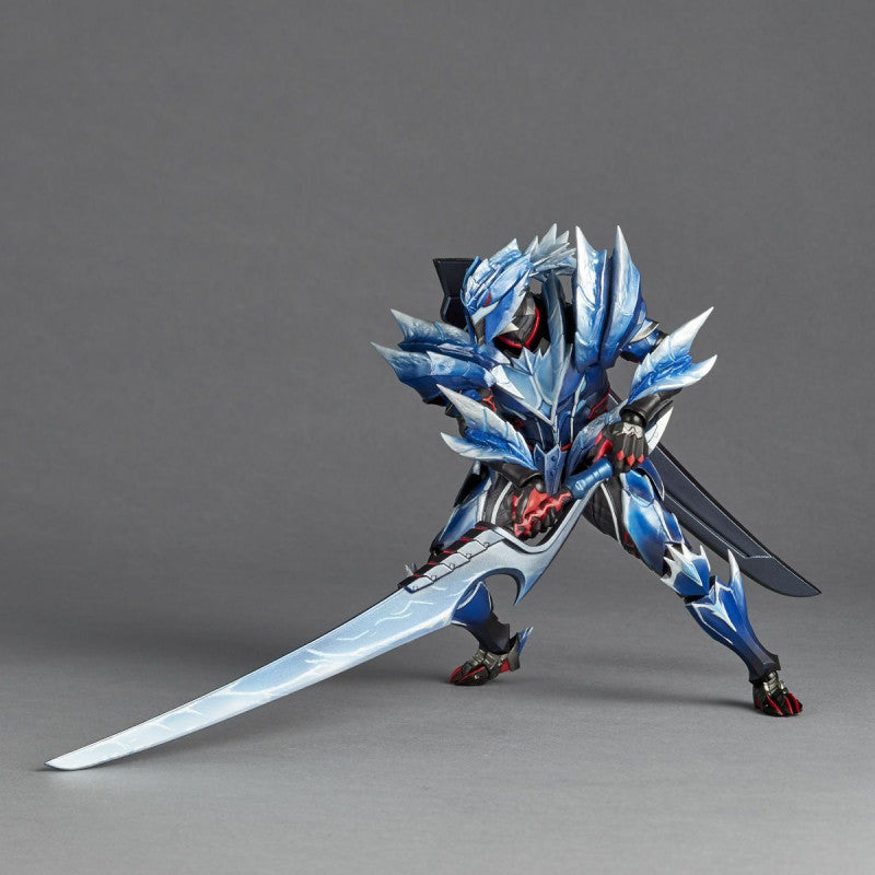 Amazing Yamaguchi Revoltech Figure Complex Hunter (Lunagaron Armor Set) - Monster Hunter Rise: Sunbreak NR027 Action Figure - Highly Articulated Collectible for Fans & Gamers - Perfect for Display, Cosplay, and Gaming Enthusiasts