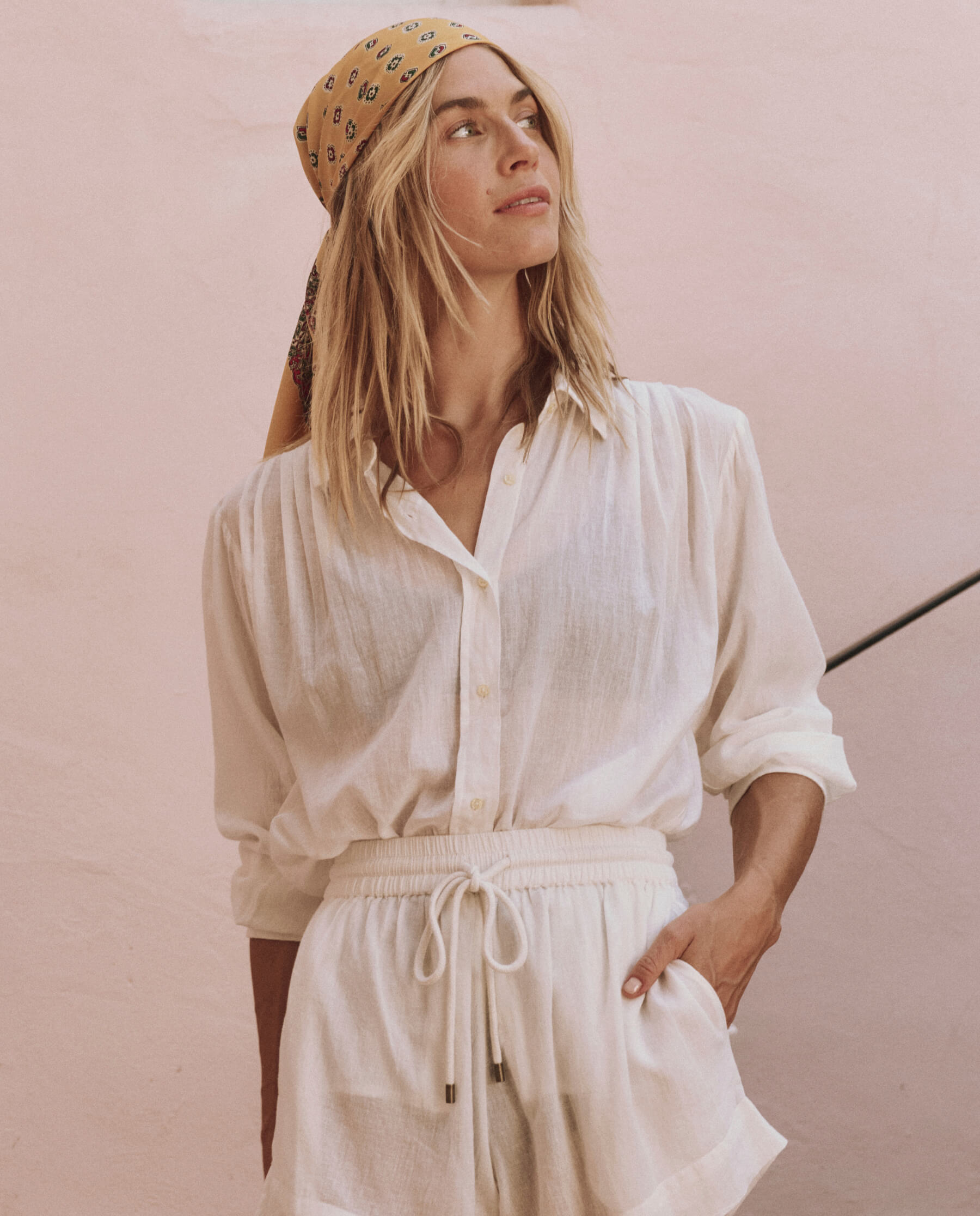 The Cove Shirt - Premium White Casual Button Down Shirt for Men | Perfect for Office, Date Night & Summer Outfits