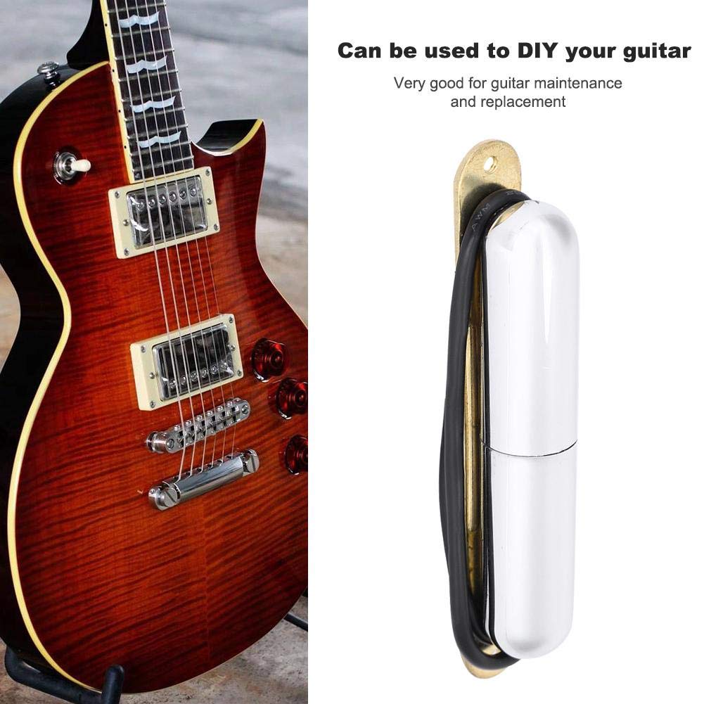 High-Quality Single Coil Electric Guitar Pickup - Silver Lipstick Tube Pickup for ST Guitar Upgrade | Perfect for Blues, Rock & Studio Recording