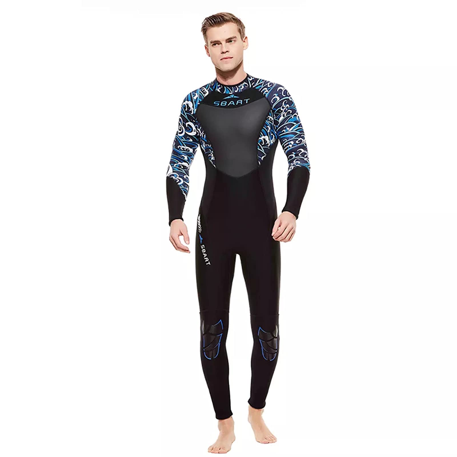 3mm Neoprene Women's Wetsuit - Full Body Scuba Diving Suit with Long Sleeves & Back Zip for Surfing, Swimming & Water Sports | Keep Warm in Cold Water | Perfect for Snorkeling, Kayaking & Beach Activities