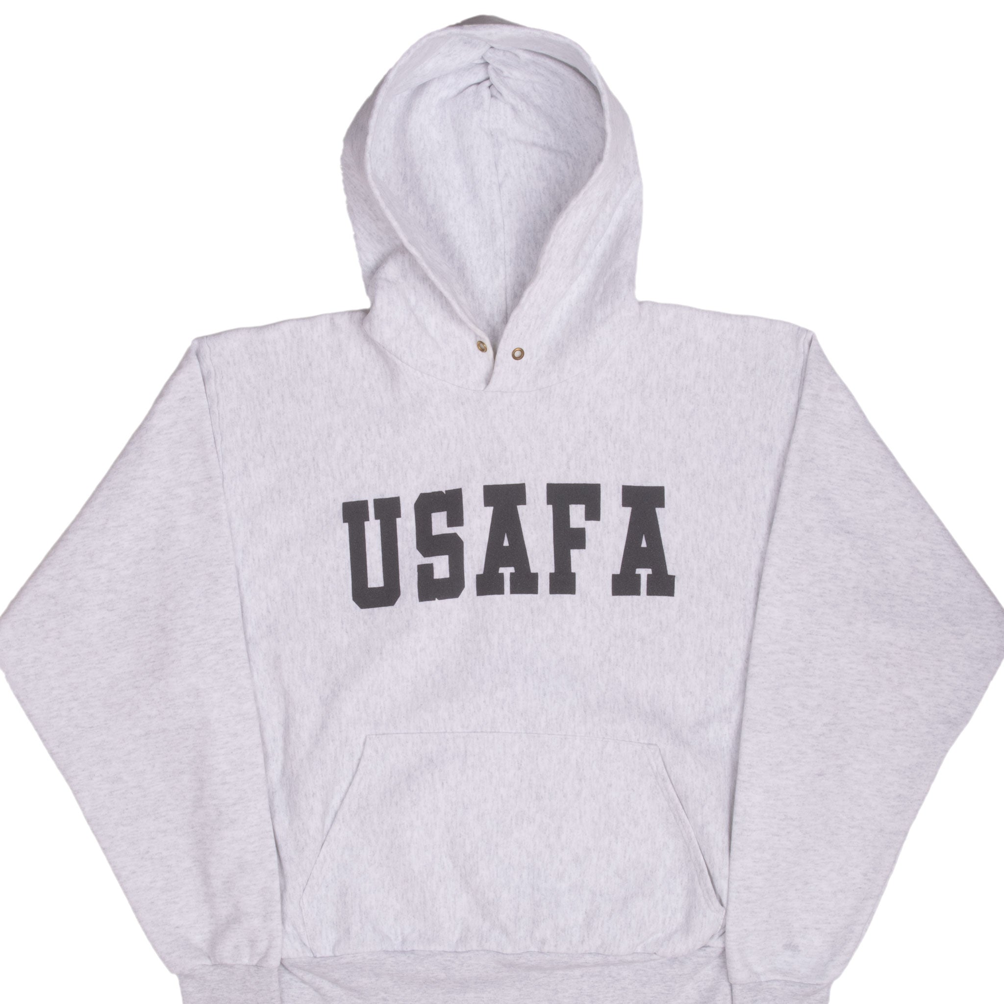 Vintage USAFA Air Force Academy Reflective Sweatshirt Hoodie XL 1990s - Military Style Pullover for Men | Perfect for Outdoor Activities, Jogging & Casual Wear