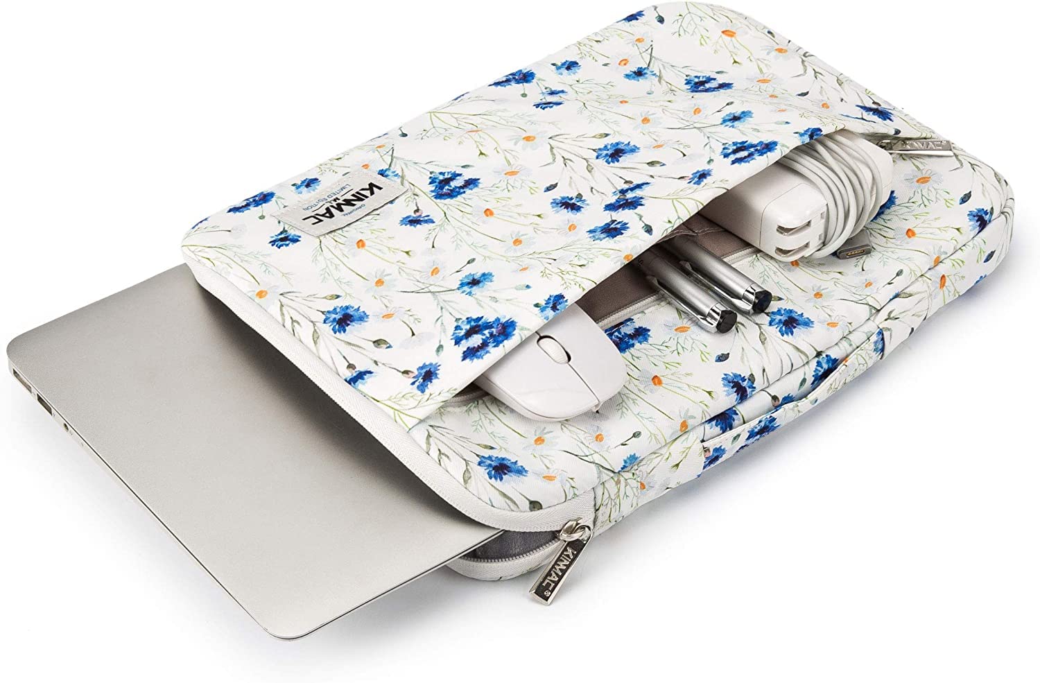 360° Protective Water Resistant Laptop Sleeve Case with Handle - Fits MacBook Pro 13