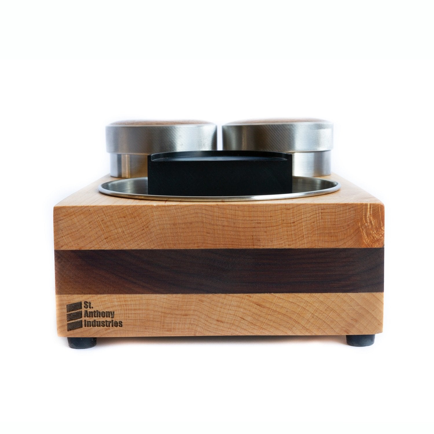 Saint Anthony Industries Bloc Tamp Station - Premium Espresso Tamping Stand for Baristas | Perfect for Home & Professional Coffee Shops | Durable & Stylish Coffee Accessory