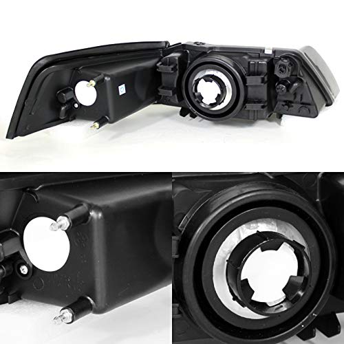 AKKON Replacement Headlights for Ford Mustang - Driver & Passenger Side OE Style Headlamps - Perfect for Night Driving & Car Upgrades