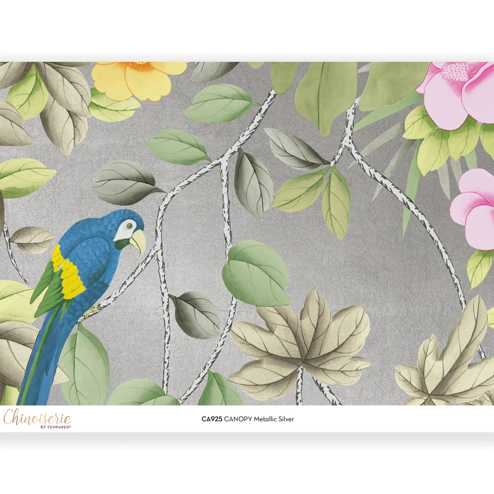 Self-Adhesive Canopy Wall Mural - Easy Peel & Stick Wallpaper for Bedroom, Nursery & Living Room Decor