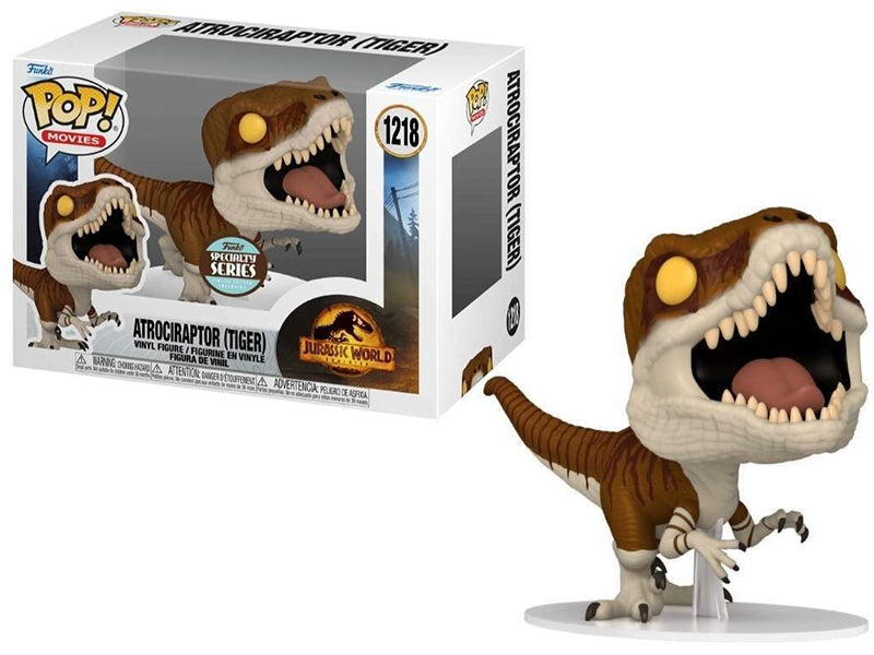 Atrociraptor Tiger Jurassic Park 1218 Specialty Series Exclusive Dinosaur Action Figure - Perfect for Collectors, Movie Fans & Jurassic Park Display Scenes