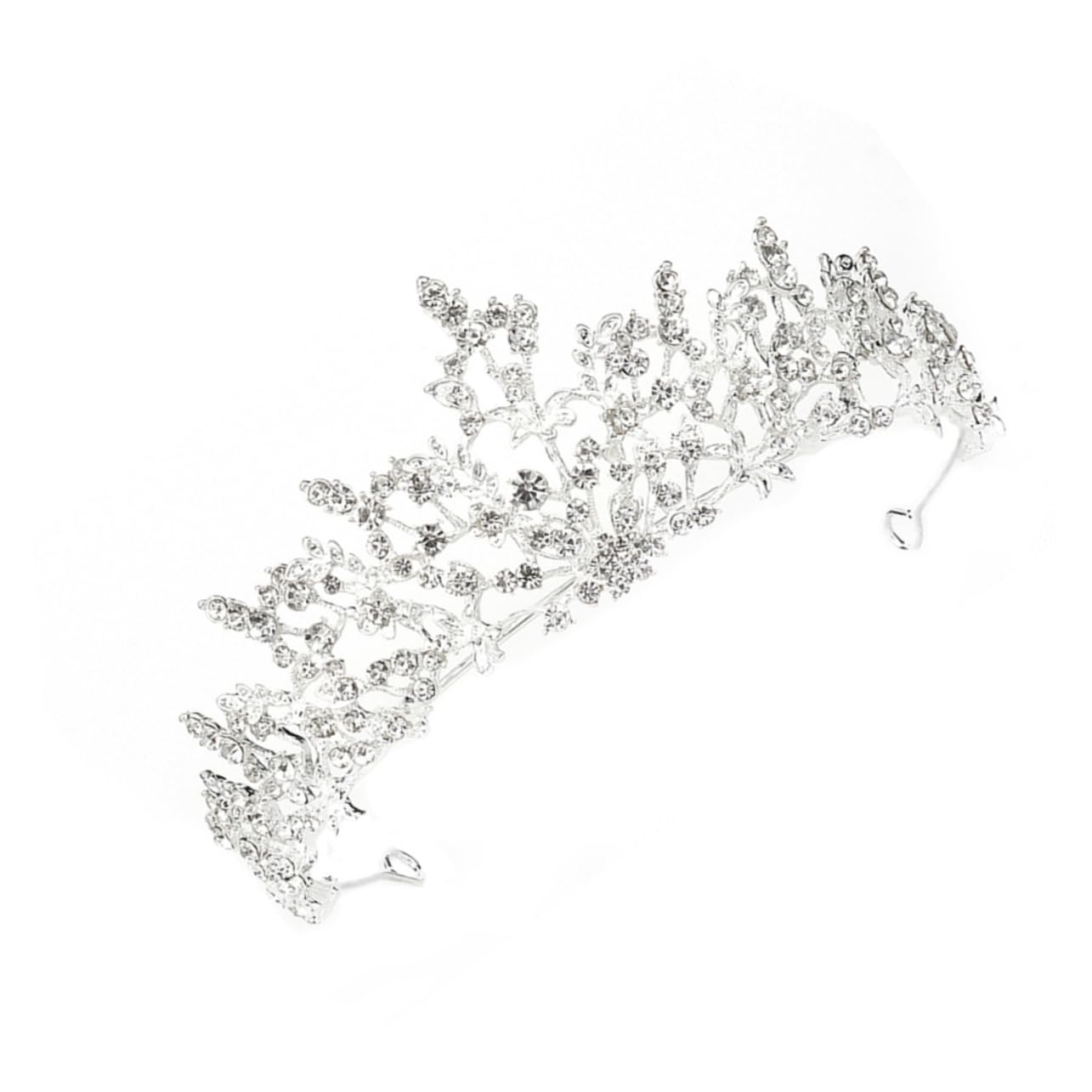 POPETPOP 3-Piece Rhinestone Headbands for Women - Crystal Crown Hair Accessories for Wedding, Birthday, Party & Princess Events - Elegant Hair Ties & Tiaras for Special Occasions