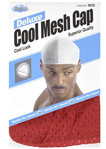Dream Deluxe Cool Mesh Cap - Breathable & Lightweight Baseball Hat for Men & Women - Adjustable Snapback - Perfect for Running, Hiking, and Outdoor Sports (Red, One Size Fits Most 32)