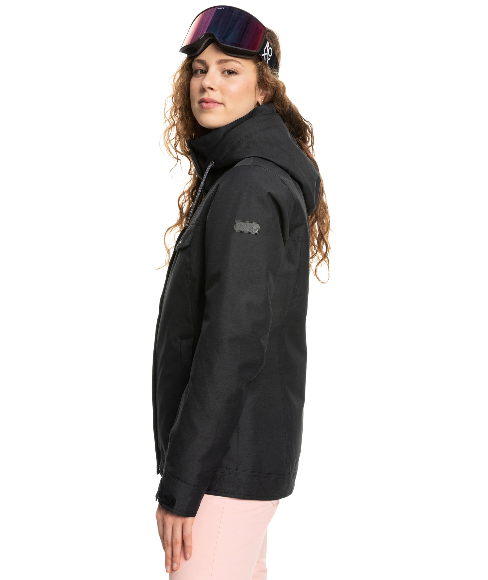 Roxy Billie Insulated Snowboard Jacket for Women - Waterproof Winter Jacket with Warm Lining for Skiing & Snowboarding - Perfect for Cold Weather & Outdoor Adventures