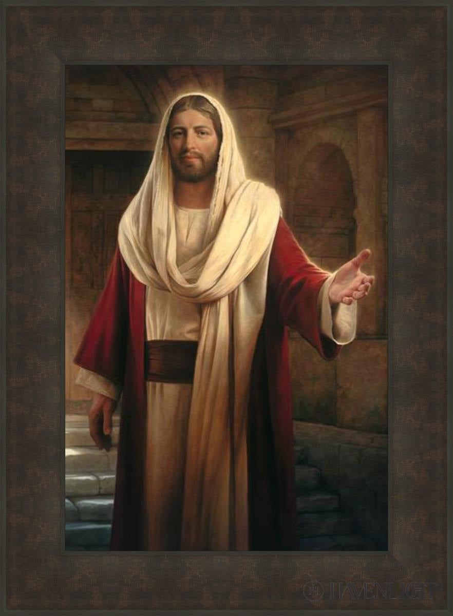 Come Follow Me by Howard Lyon - Inspirational Christian Art Print for Home, Church & Office Decor