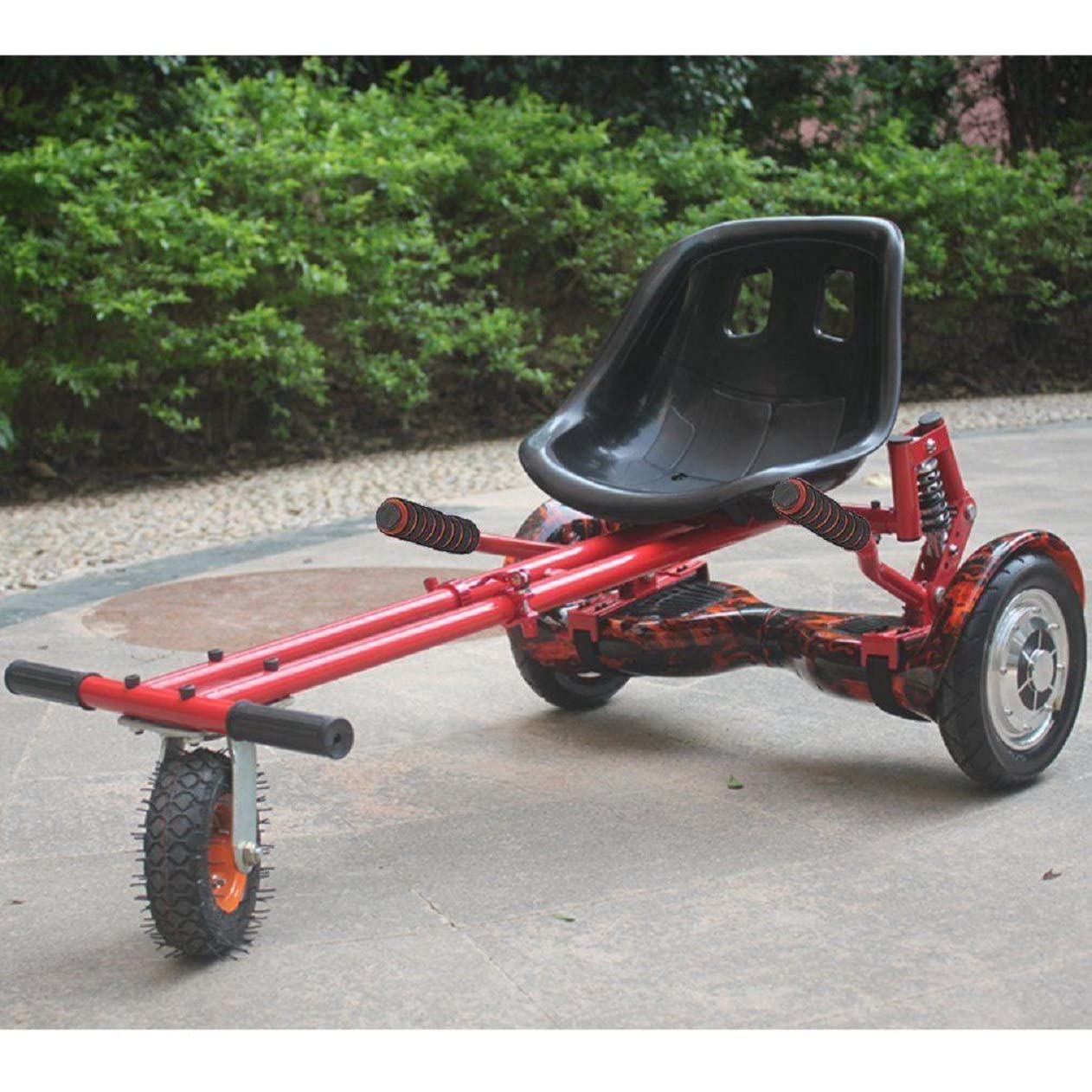 Premium Heavy Duty Hoverkart with Shock Absorber & 6-Inch All-Terrain Tires - Off-Road Hoverboard Kart for Adults & Teens - Perfect for Backyard, Park, and Trail Adventures