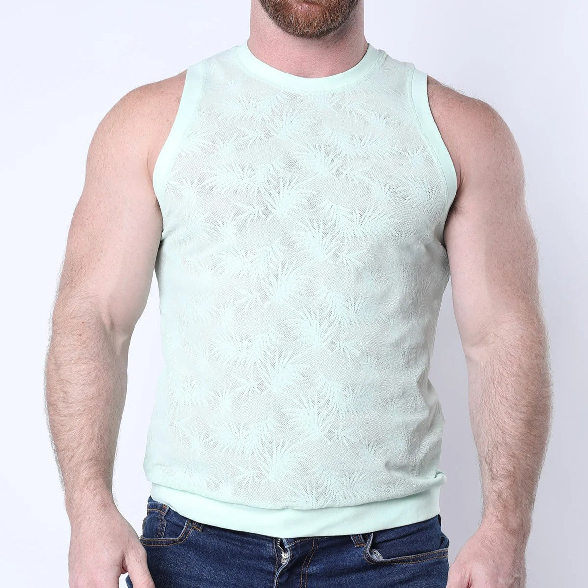 Timoteo Amalfi Mesh Tank Top Women's Light Green - Perfect for Summer Outfits, Beachwear, and Casual Fashion