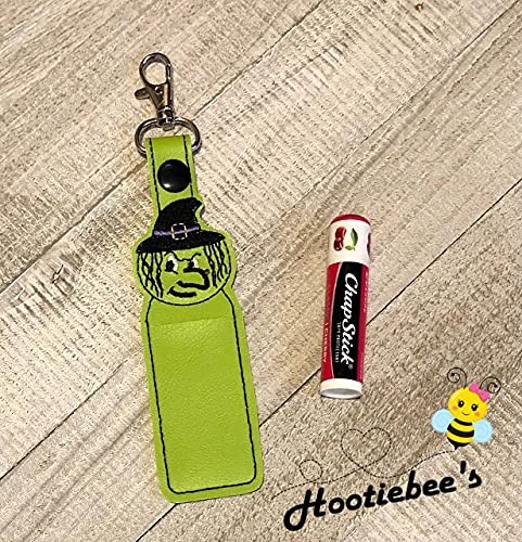 Halloween Witch Hand Sanitizer Holder & Lip Balm Holder - Cute Accessory for Purse, Keychain, or Costume | Perfect for Trick-or-Treating, Parties & Halloween Decor