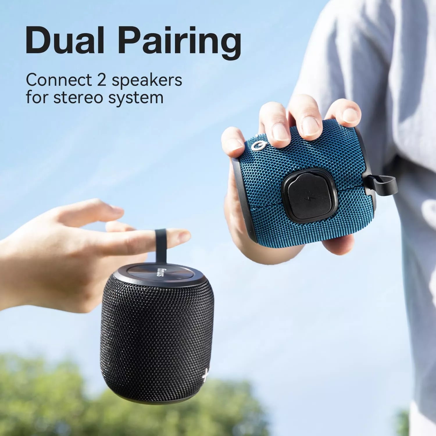 Sanag M7 Pro Wireless Bluetooth Speaker - Portable Mini Smart Speaker with HD Sound for Outdoor, Travel, and Home Use