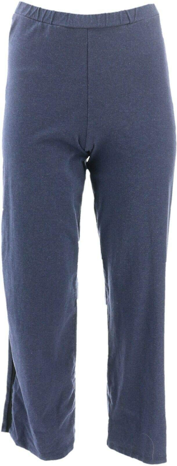 Women's Control Petite Tuxedo Stripe Wide Leg Pants A298661 - Office Work & Business Casual Attire