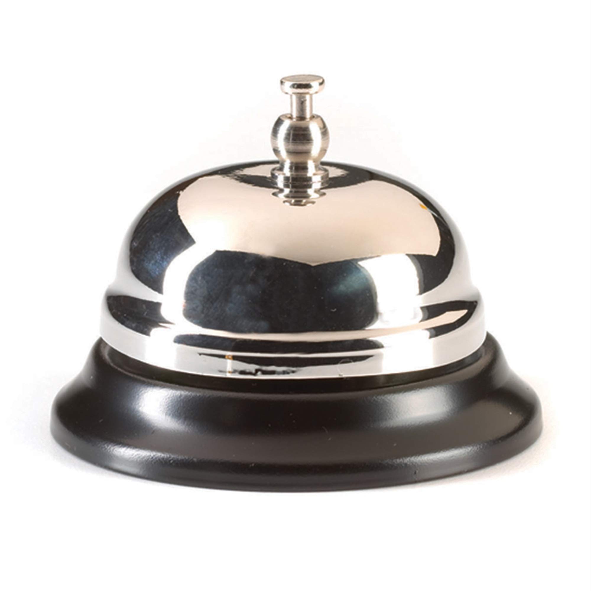 Desk Call Bell - Classic Office Desk Bell for Reception, Customer Service & Home Use - 1 Pack (1 Each) - Perfect for Restaurants, Hotels, and Schools