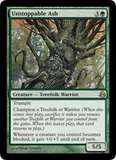 Magic: the Gathering - Unstoppable Ash Foil Card - Morningtide Expansion | Collectible Trading Card Game for MTG Players - Perfect for Deck Building and Competitive Play
