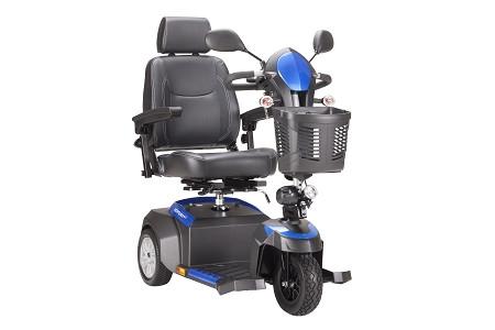 Ventura 3 Wheel DLX Scooter for Adults - Lightweight Folding Mobility Scooter with Comfortable Seat - Perfect for Shopping, Travel & Outdoor Activities
