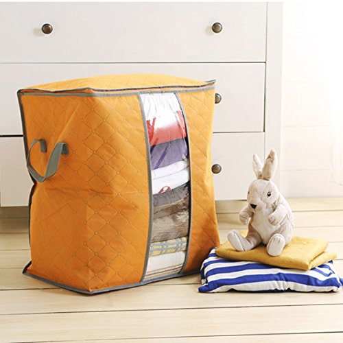 Cabilock 6-Pack Vacuum Storage Bags for Clothes, Blankets & Bedding - Space Saving Organizer for Seasonal Wardrobe, Travel & Home Storage (Small Size)