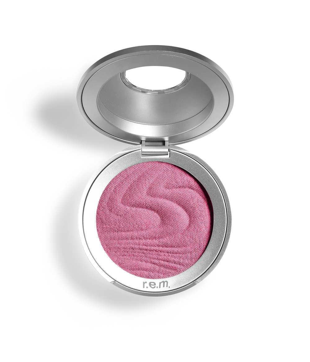 R.E.M. Beauty Satin Matte Blush - Long-Lasting & Buildable Powder Blush for Cheeks | Natural Flush for Day & Night Makeup Looks