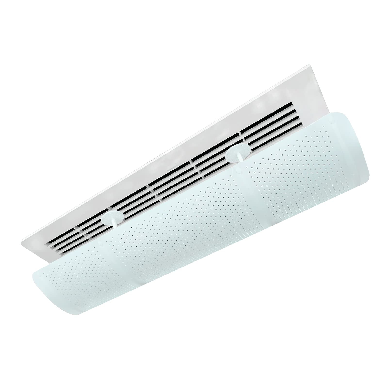 Adjustable Air Conditioner Vent Deflector - Anti-Direct Blow AC Vent Cover for Ceiling & Wall - Universal Household Central Air Conditioning Ventilation (Small Size) - Perfect for Bedroom, Office & Living Room Cooling Comfort