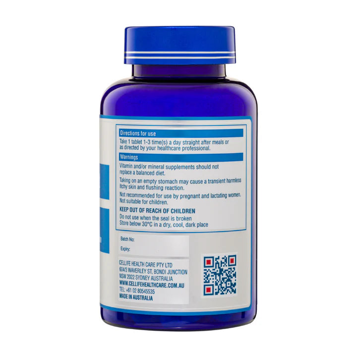 Cellife NAD+ Supplement - Anti-Aging & Cellular Energy Booster for Men & Women - Supports Metabolism & Brain Health - Ideal for Fitness Recovery & Healthy Aging
