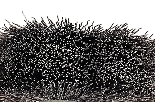 1 Pack 2 Inch Steel Wire Wheel Brush - 0.012