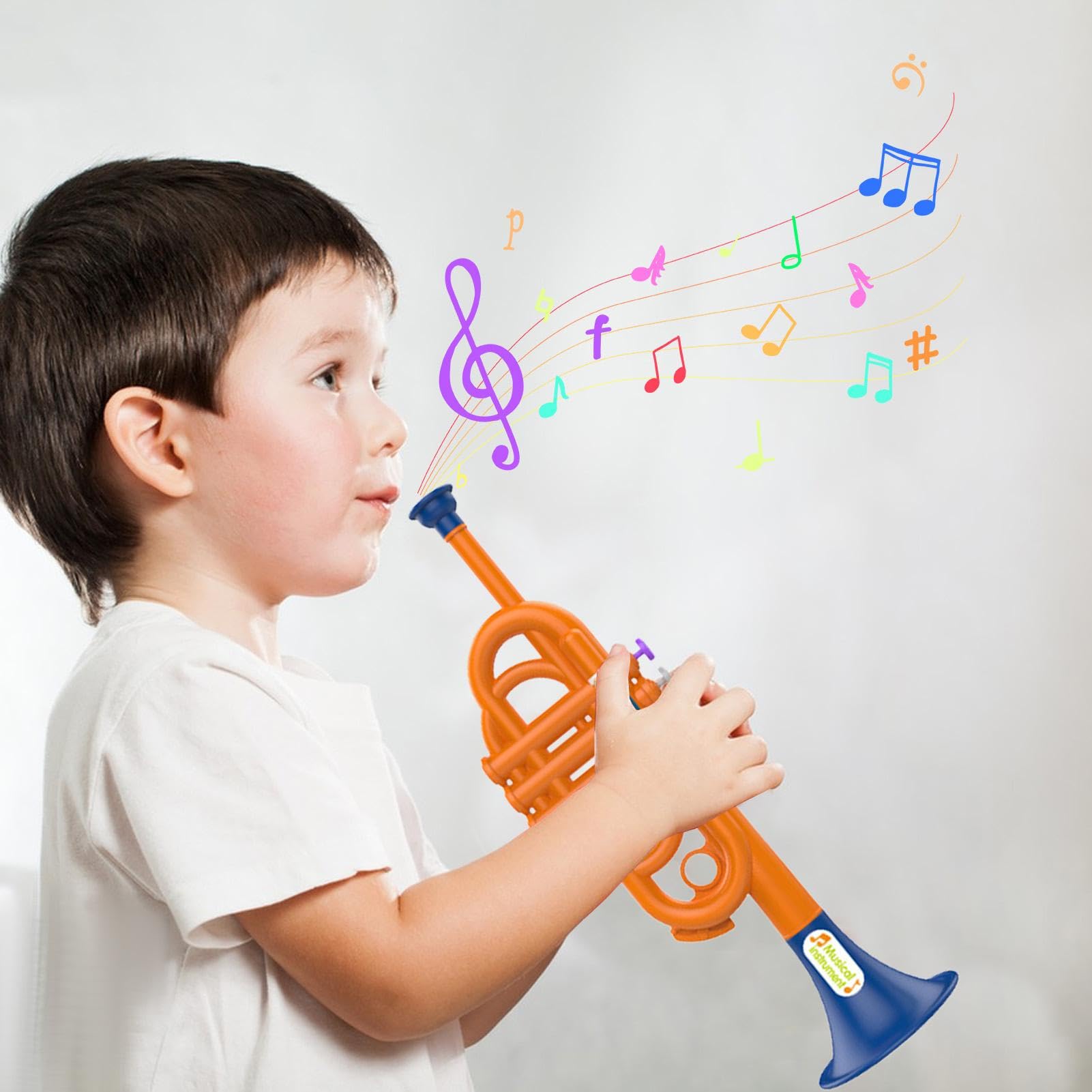 **Best Trumpet Toy for Kids - Educational Musical Instrument for Boys & Girls | Realistic Simulated Trumpet for Toddlers & Early Childhood Learning | Perfect for Birthday Gifts, Pretend Play & Music Exploration**