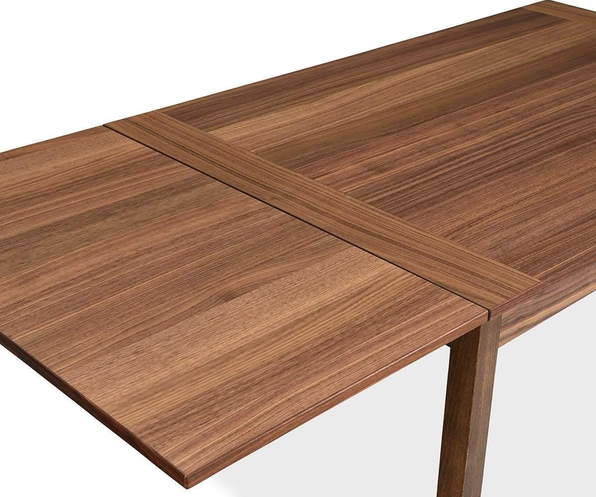 Dinex Alfa Extendable Dining Table - Modern Expandable Wooden Table for Small Spaces | Perfect for Apartments, Dining Rooms & Entertaining Guests