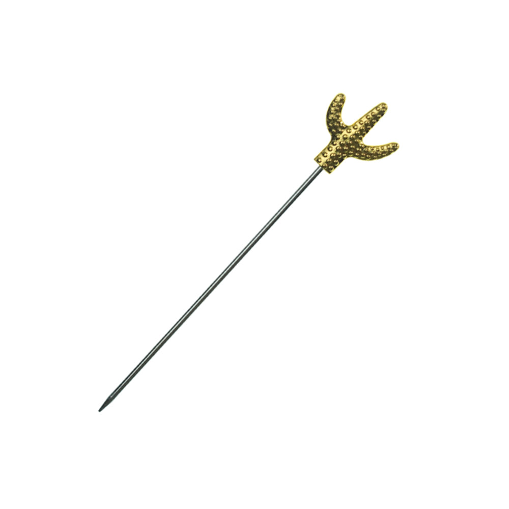 Gold Cactus Cocktail Picks - 12-Piece Stainless Steel Skewers for Appetizers, Fruits, and Garnishes - Perfect for Parties, Weddings, and Home Bars