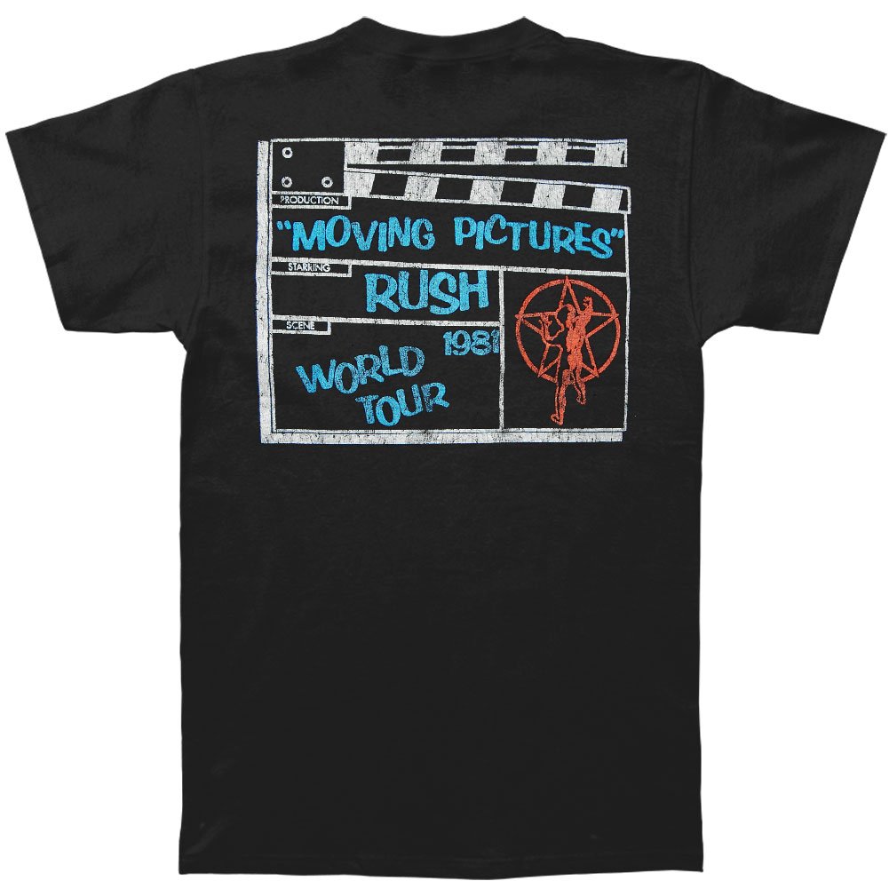 Vintage 1981 Bravado Rush Moving Pictures Tour T-Shirt - Classic Rock Band Merch for Concerts & Music Fans
