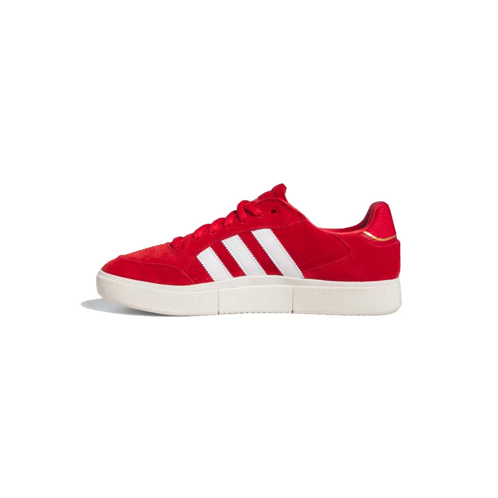 Adidas Tyshawn Low Sneakers - Better Scarlet/Cloud White/Chalk White - Men's Casual Shoes for Walking, Running & Streetwear Fashion