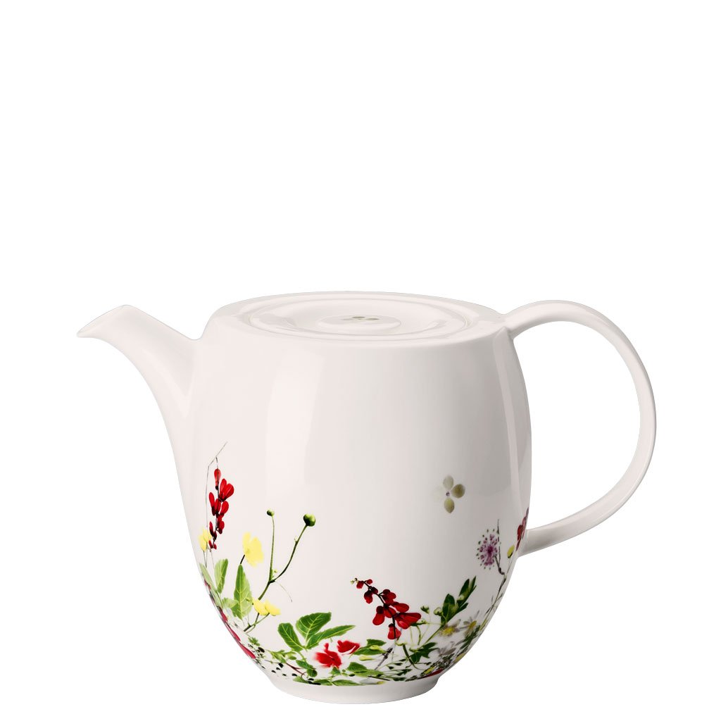 Rosenthal Brillance Fleurs Sauvages Coffee Maker - Premium Bone China Porcelain, Multi-Color Design, 23 x 15 x 18 cm - Perfect for Home, Office & Gift Giving