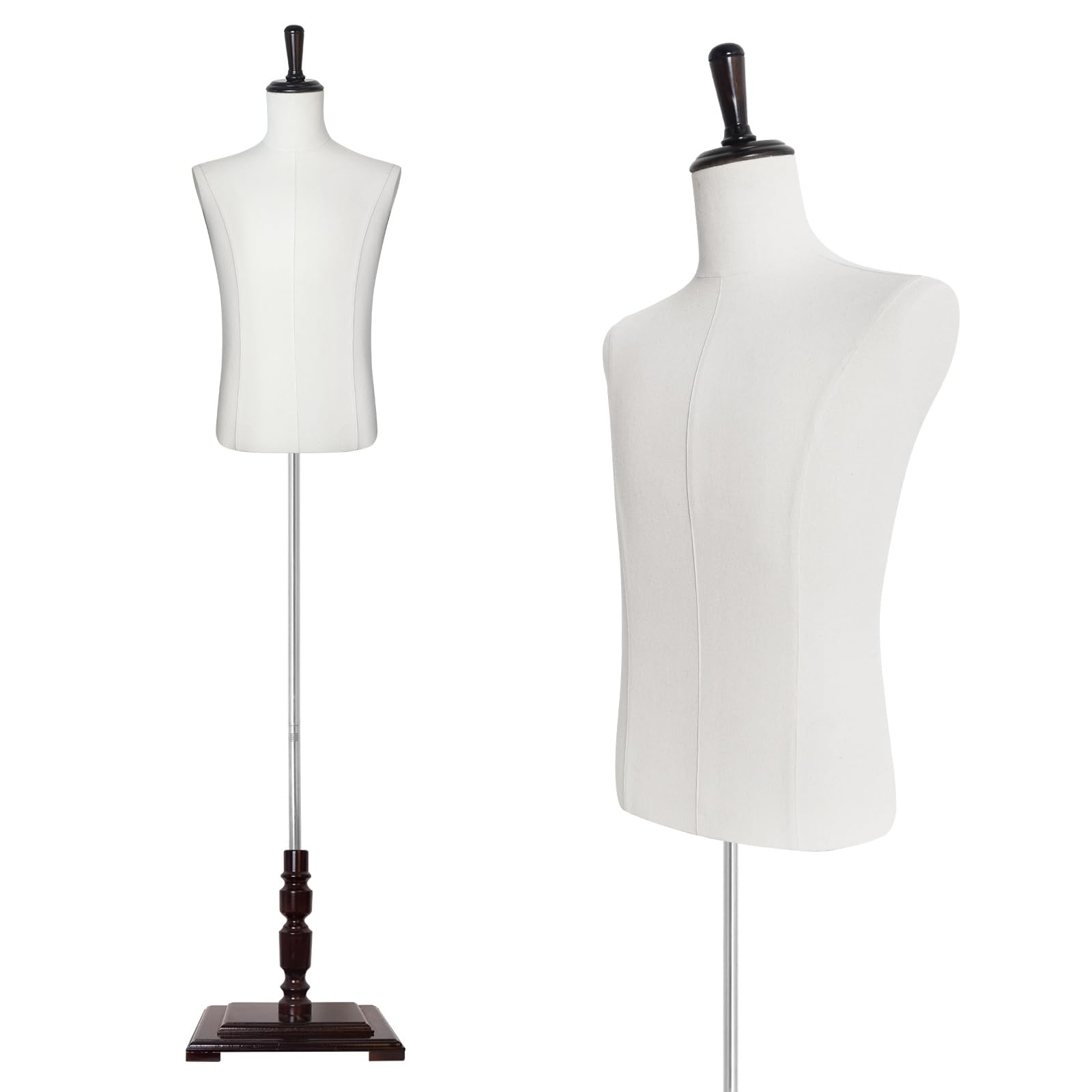 Adjustable Male Dress Form Mannequin Torso (61