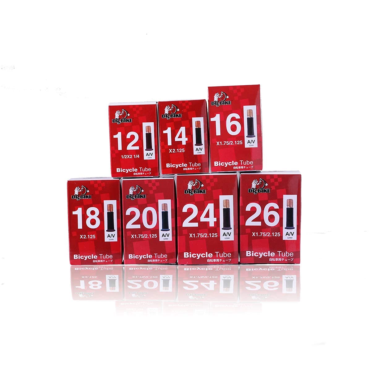 DRBIKE Bike Inner Tubes for Kids & Adult Bicycles - 12