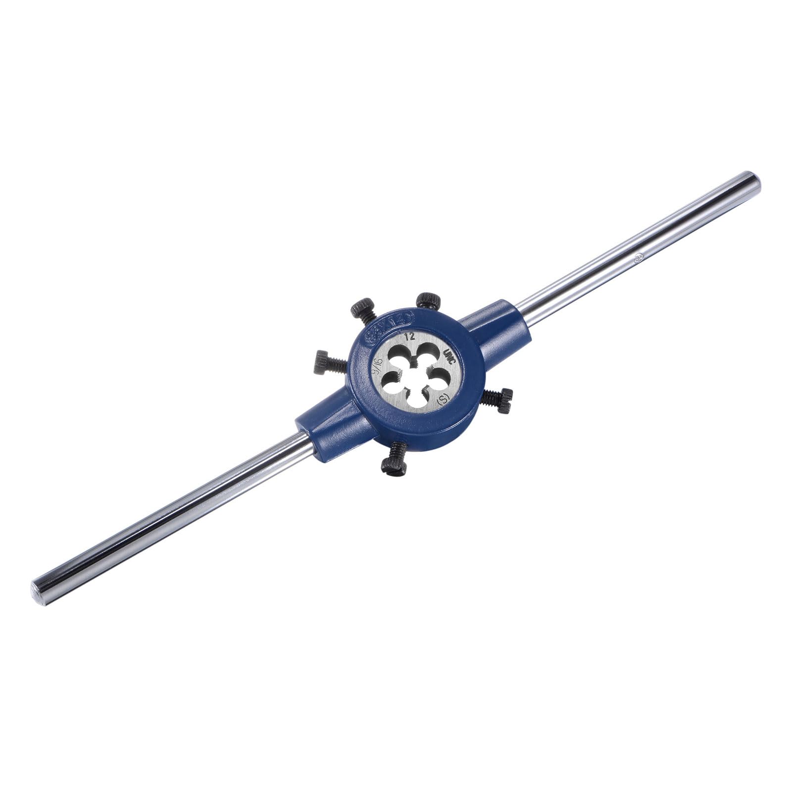 9/16-12 UNC Thread Die Handle Set with 26mm-38mm OD / M12-M16 Die Wrench Tool Kit for Threading and Repairing - Perfect for Plumbing, Automotive, and Metalworking Projects