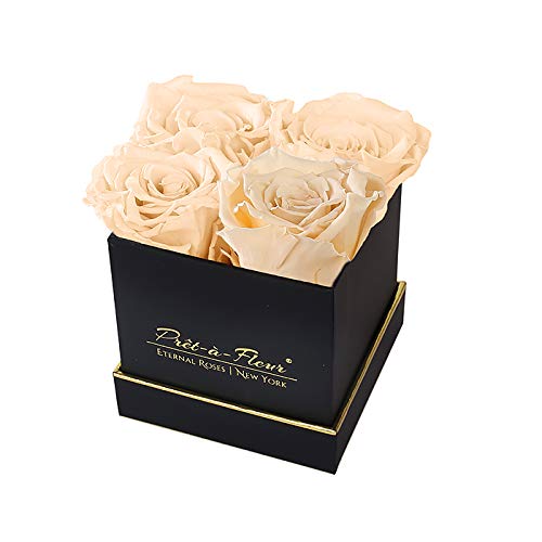 Luxury Long Lasting Preserved Roses in Elegant Black Gift Box - 4