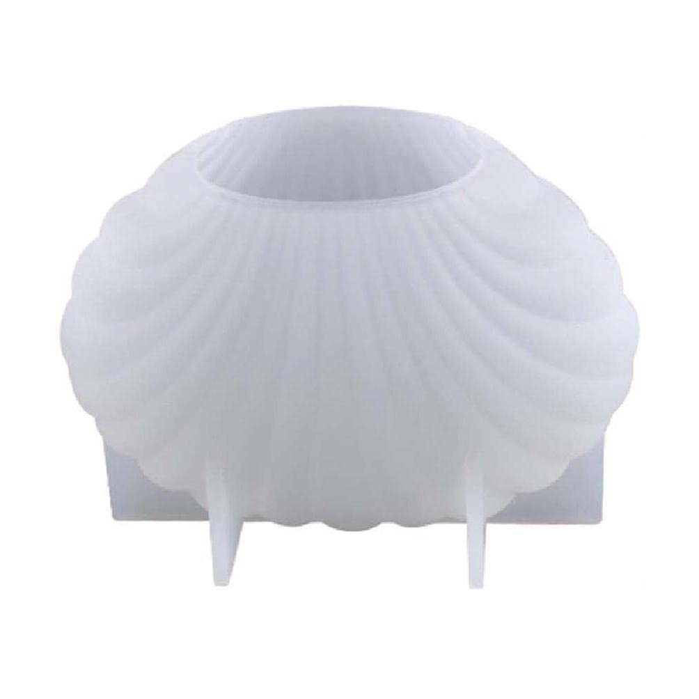 Premium Silicone Seashell Candle & Soap Molds - 3D DIY Baking, Bath Bomb, Fondant Craft Kit for Home Decor | Perfect for Beach-Themed Parties, Spa Gifts & Coastal Interior Design