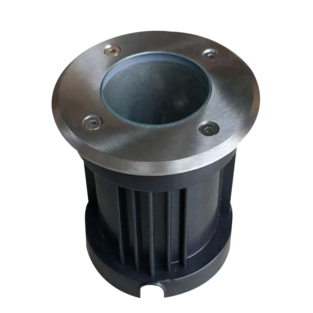 12V LED In-Ground Landscape Well Light, Round Flat Face Stainless Steel - Perfect for Garden, Pathway, and Outdoor Lighting