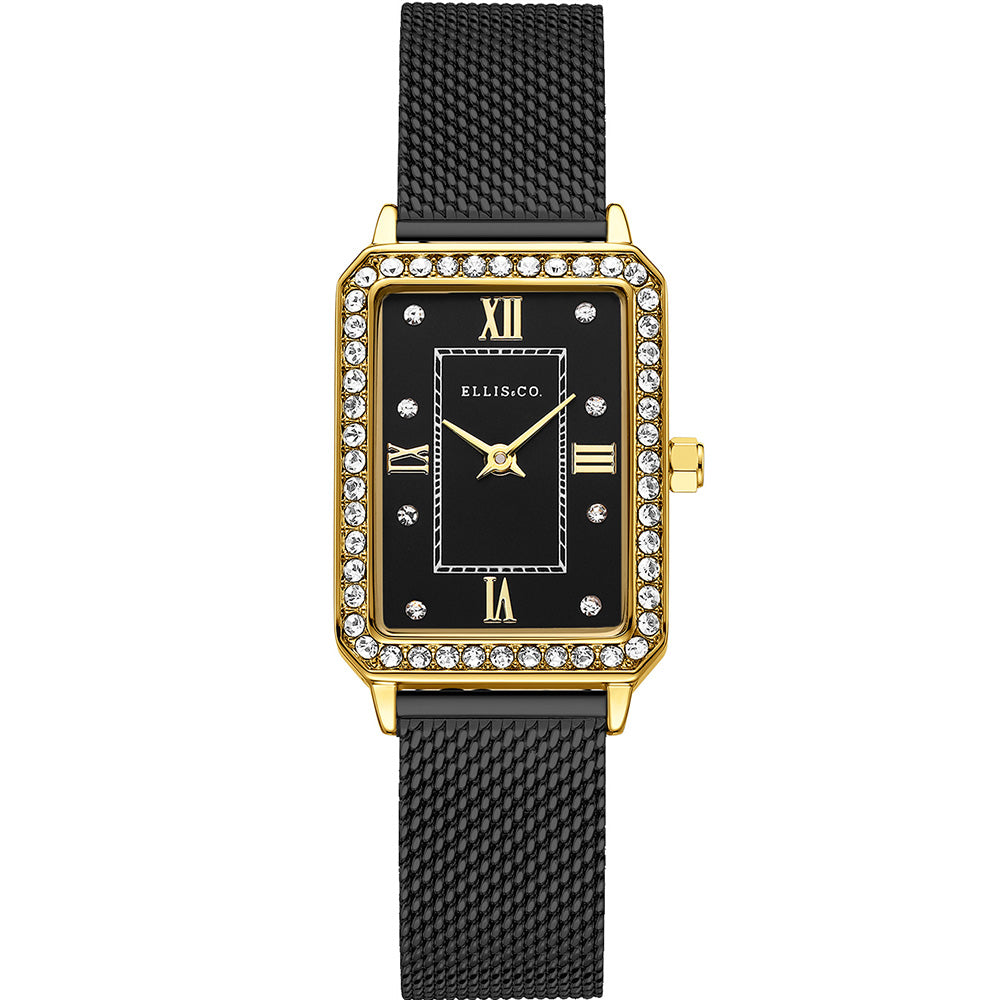 Ellis & Co Women's Watch - Elegant Ladies Wristwatch with Stainless Steel Band, Water Resistant & Date Display - Perfect for Office, Party & Everyday Wear