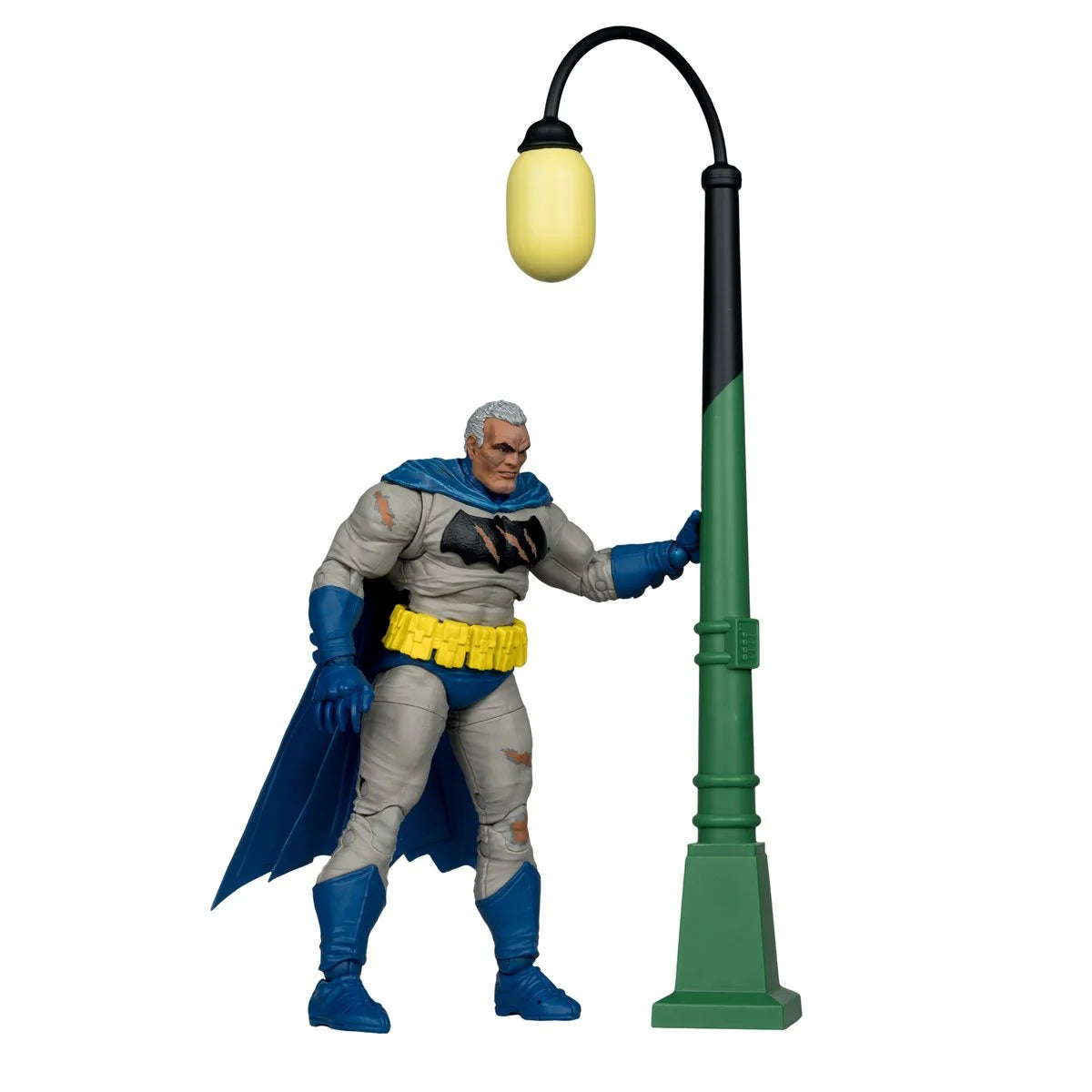 DC McFarlane Collector Edition Batman Dark Knight Returns Battle Damage Blue Outfit Action Figure - Premium Collectible for Display, Gifts & DC Fans