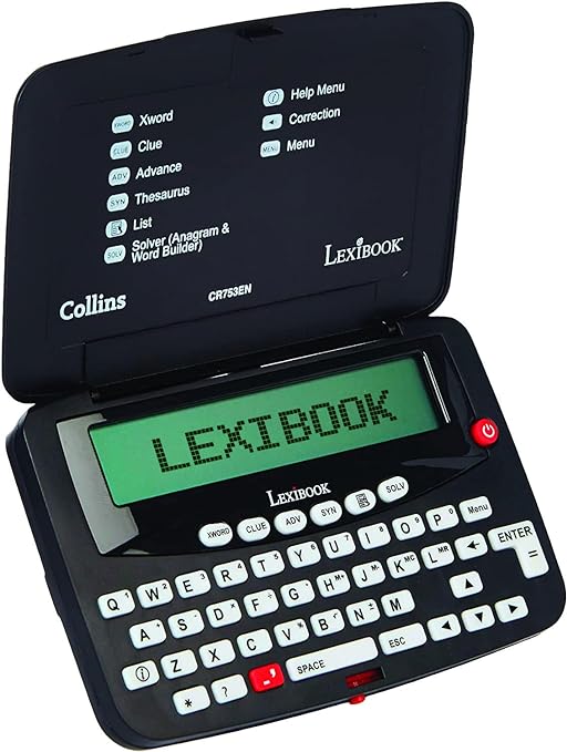Collins Bradford Electronic Spell Checker with Thesaurus & Word Games - Perfect for Students, Writers & Office Professionals