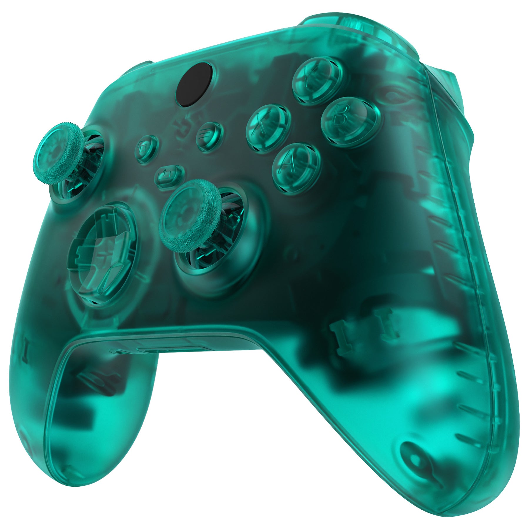 eXtremeRate Full Housing Shell Case with Buttons for Xbox Series X & S Controller - Emerald Green | Custom Replacement Cover for Enhanced Gaming Experience