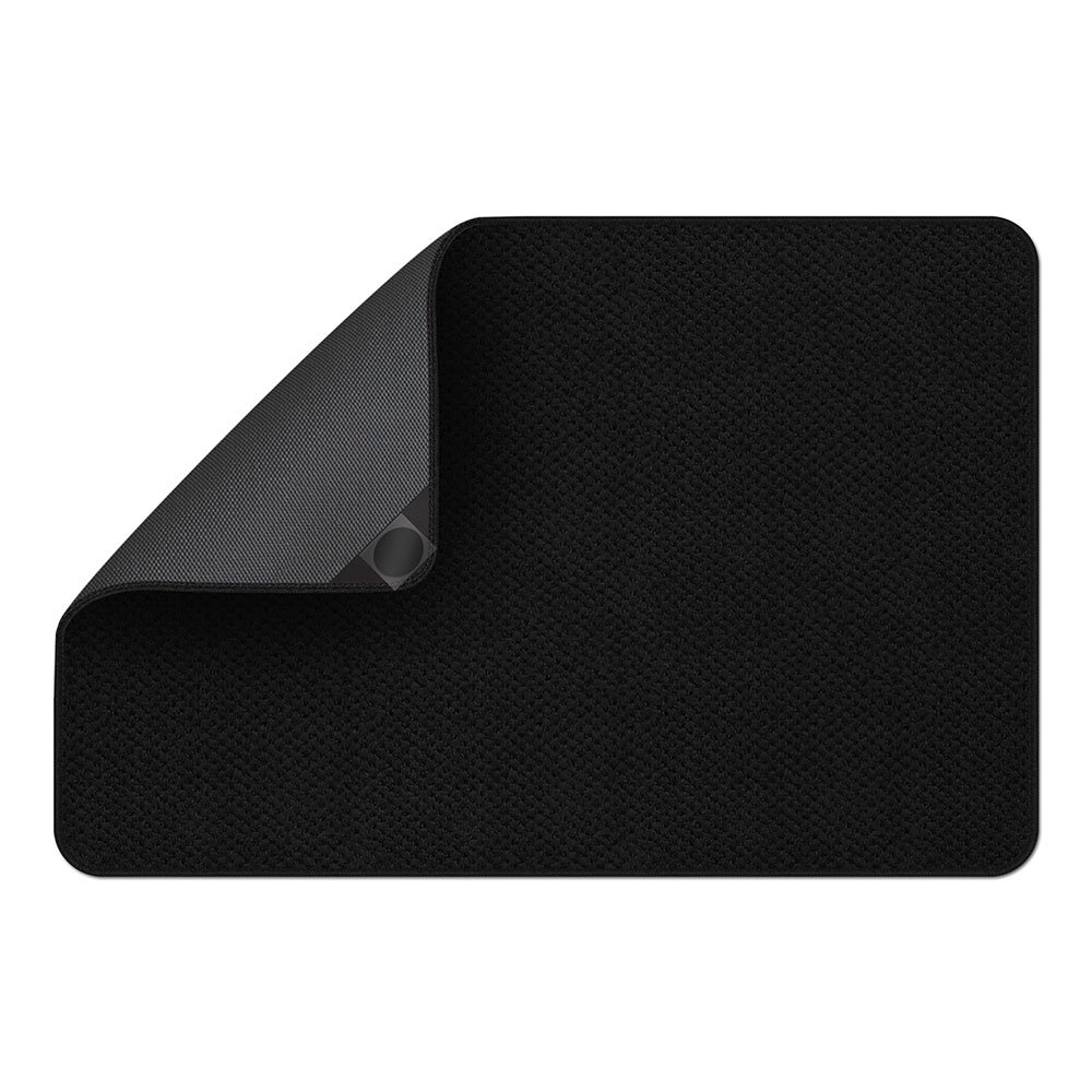 Non-Slip Stair Tread Rug - 2x3 Feet Black Carpet for Stairs, Hallways & Landings - Secure & Durable Home Decor for High Traffic Areas
